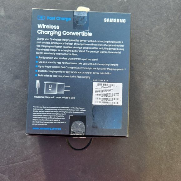 Samsung Qi OEM Fast Charge Wireless Phone Charging Convertible Stand EP-PG950 - Picture 9 of 13